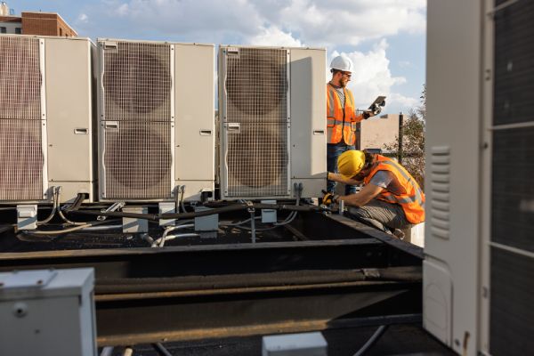 Summit Heat & Air technicians providing HVAC maintenance in Osage County, OK